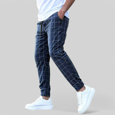 Molenhuis Mode | Elegante geruite herenbroek