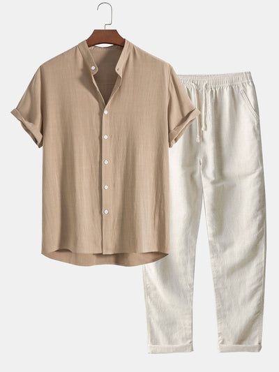 Sergio™ | Overhemd en Broek Linnen Set