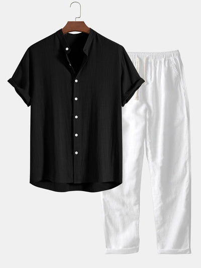 Sergio™ | Overhemd en Broek Linnen Set