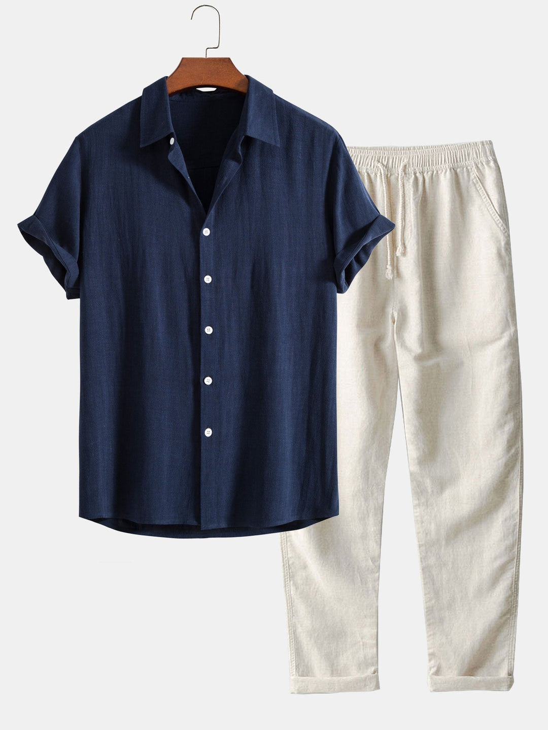Sergio™ | Overhemd en Broek Linnen Set