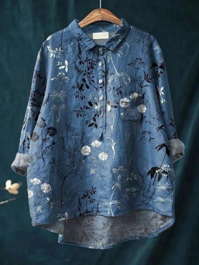 Molenhuis Mode | Luchtige blouse met bloemenpatroon