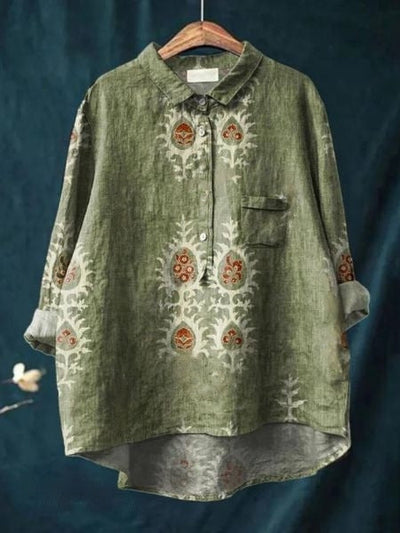 Molenhuis Mode | Luchtige blouse met bloemenpatroon