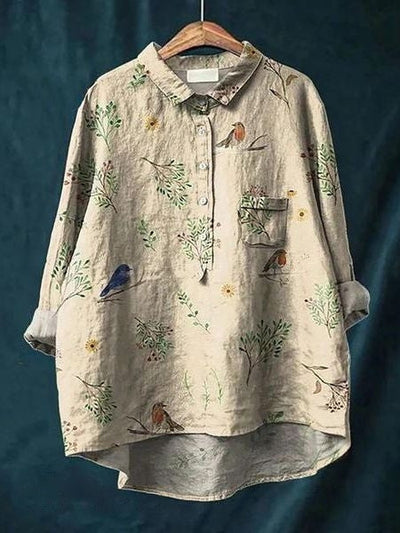 Molenhuis Mode | Luchtige blouse met bloemenpatroon