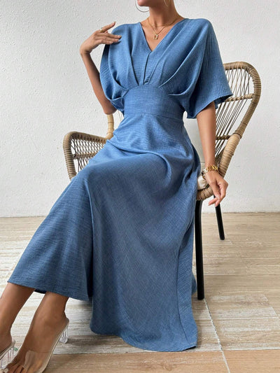 Elegante maxi-jurk met stijlvolle details