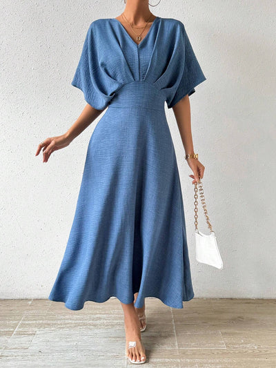 Elegante maxi-jurk met stijlvolle details