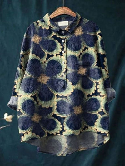 Molenhuis Mode | Luchtige blouse met bloemenpatroon