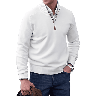 Rêveur™ | Elegante Kasjmier Zip-up Trui