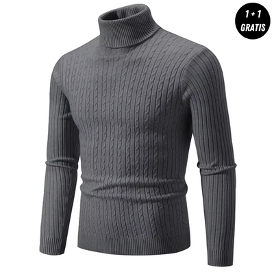 LORETT | Warme gebreide trui met colkraag (1+1 GRATIS)