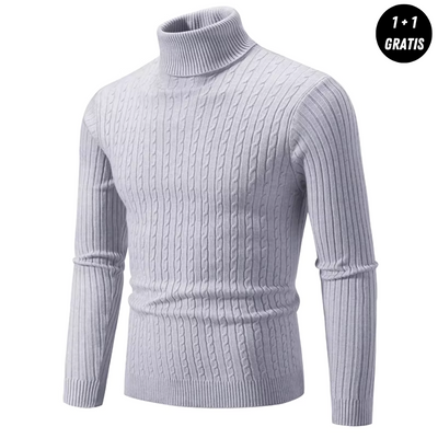 LORETT | Warme gebreide trui met colkraag (1+1 GRATIS)