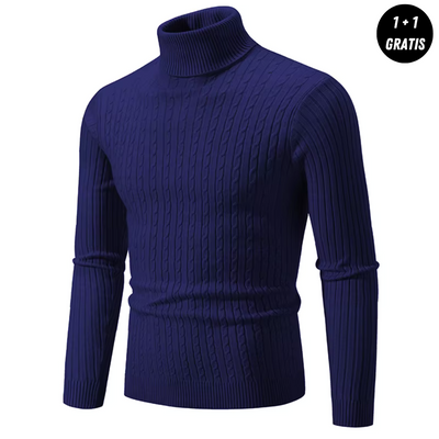 LORETT | Warme gebreide trui met colkraag (1+1 GRATIS)