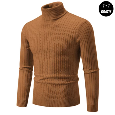 LORETT | Warme gebreide trui met colkraag (1+1 GRATIS)