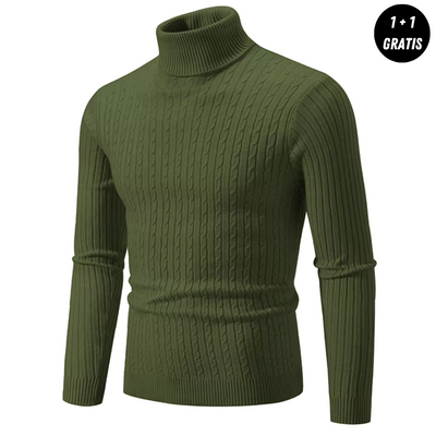 LORETT | Warme gebreide trui met colkraag (1+1 GRATIS)