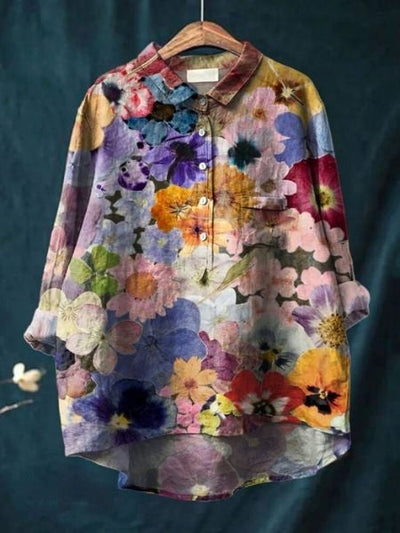 Molenhuis Mode | Luchtige blouse met bloemenpatroon