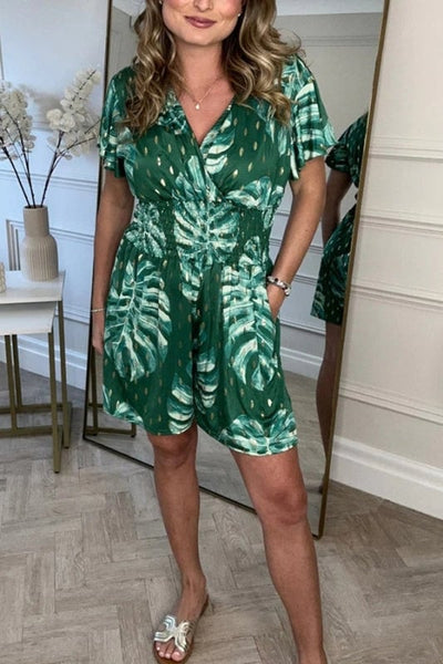 Molenhuis Mode | Casual jumpsuit met bloemenprint