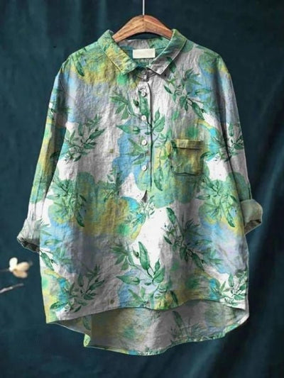 Molenhuis Mode | Luchtige blouse met bloemenpatroon