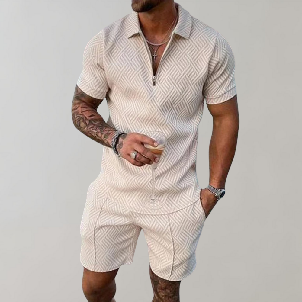 Molenhuis Mode | Zomerset voor heren met polo en korte broek