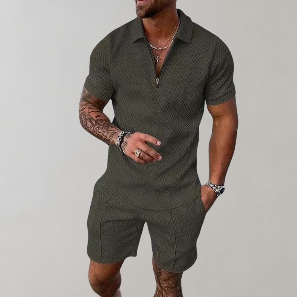 Molenhuis Mode | Zomerset voor heren met polo en korte broek