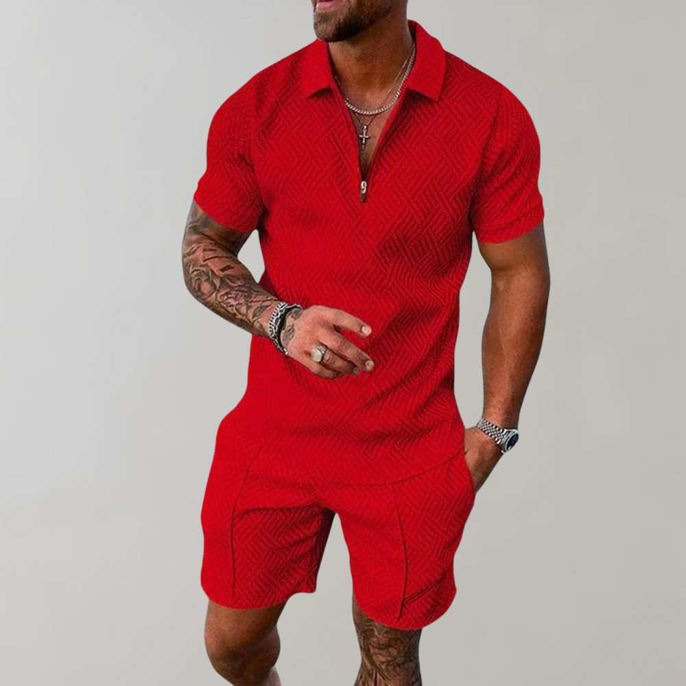 Molenhuis Mode | Zomerset voor heren met polo en korte broek