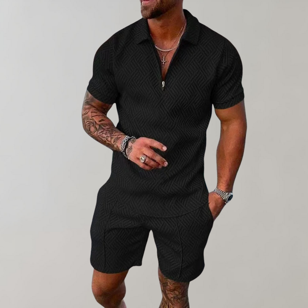 Molenhuis Mode | Zomerset voor heren met polo en korte broek