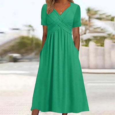 Jamaica - Elegante midijurk met flatterende pasvorm