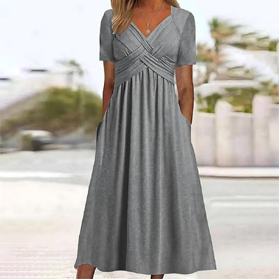 Jamaica - Elegante midijurk met flatterende pasvorm