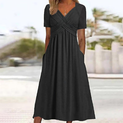 Jamaica - Elegante midijurk met flatterende pasvorm