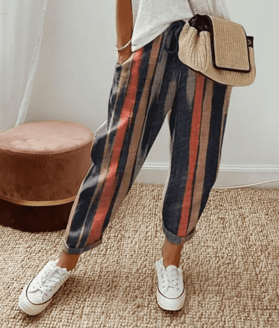 Rive™ | Elegant cotton-linen trousers