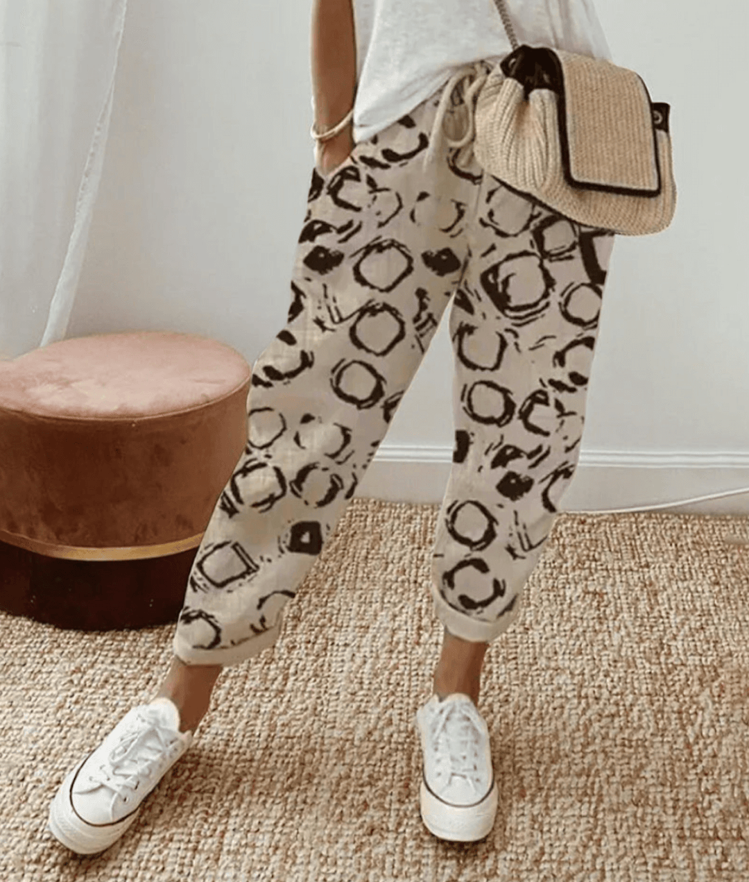 Rive™ | Elegant cotton-linen trousers
