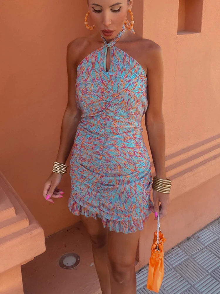 Angelina™ | Mouwloze Mini-Jurk