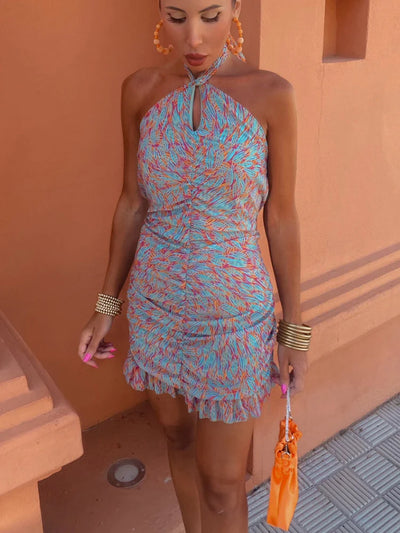 Angelina™ | Mouwloze Mini-Jurk