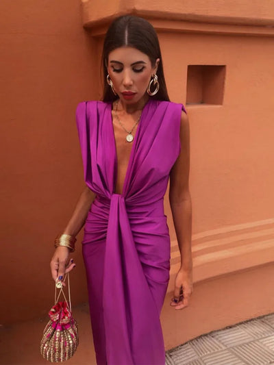 Sohpia™ | Sexy Diepe V-Hals Jurk