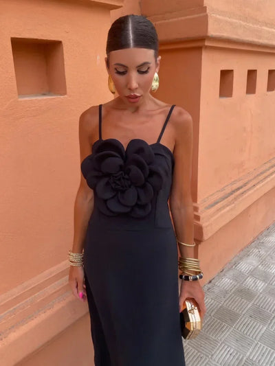 Tatiana™ | Elegante Bloem Sling Maxi-Jurk