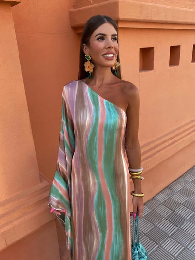 Valentina™ | Sexy Eenschouder Losse Feestjurk