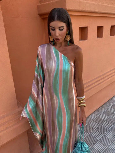 Valentina™ | Sexy Eenschouder Losse Feestjurk