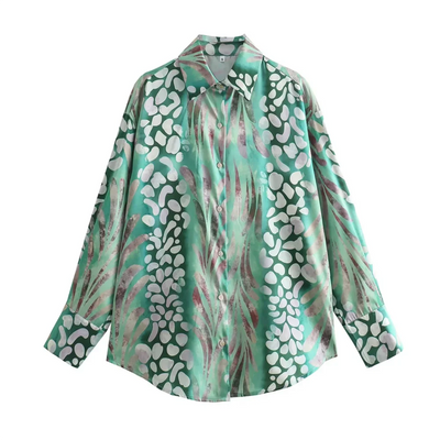 Thessa™ | Dames Elegante Overhemd Met Rok