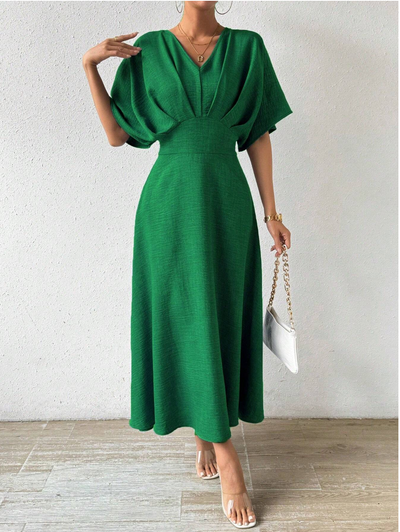 Elegante maxi-jurk met stijlvolle details
