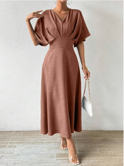 Elegante maxi-jurk met stijlvolle details