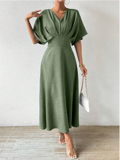 Elegante maxi-jurk met stijlvolle details