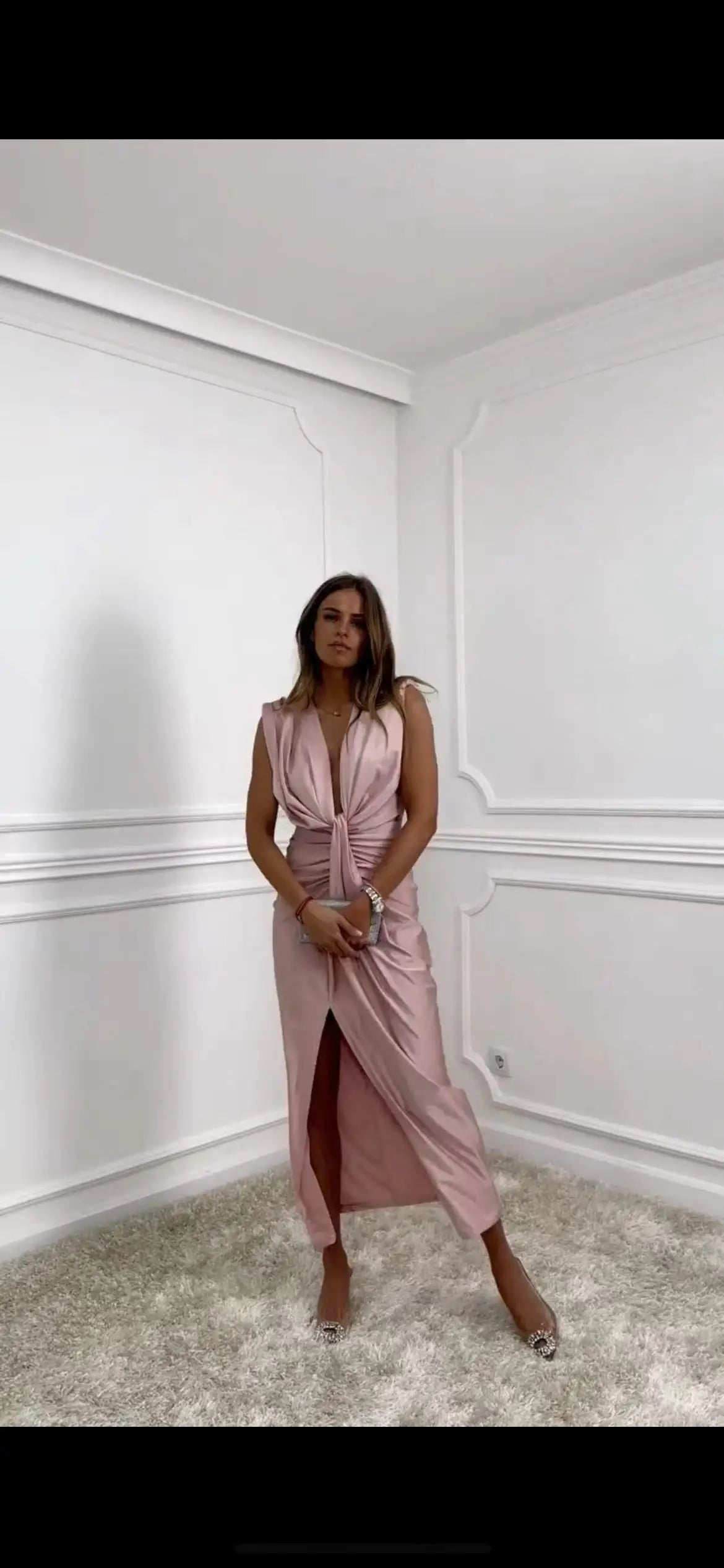 Sohpia™ | Sexy Diepe V-Hals Jurk