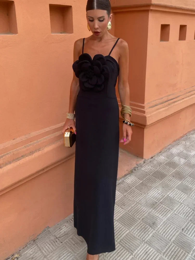 Tatiana™ | Elegante Bloem Sling Maxi-Jurk