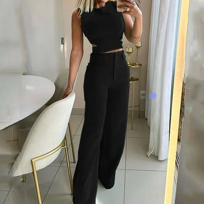 Laura™ | Elegante Crop-Top Set