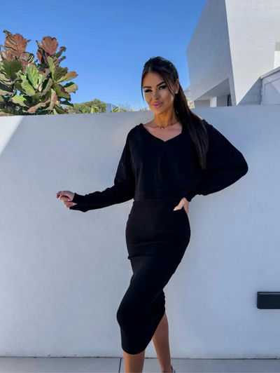 Nikki™ | Casual Sweatshirt En Jurk Set